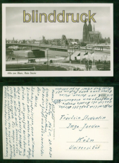 Kln a. Rh. sw-AK Neue Brcke 1951 (d9396)