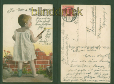 Kln farb-Leporello-AK mit 10 kleinen sw-Ansichten 1918 nach Berchtesgaden(d9406