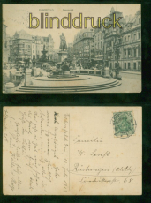 Elberfeld sw-AK Neumarkt 1913 nach Rstringen (d9442)