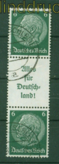dt. Reich Zusammendrucke Mi # S 142 gestempelt Hindenburg Wasserzeichen 4  (55831)