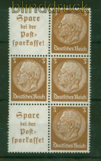 dt. Reich Zusammendrucke Mi # S 176 postfrisch Hindenburg Wasserzeichen 4(55833)