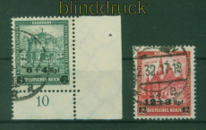dt. Reich Mi # 463/64 gestempelt Nothilfe 1932 (56303)