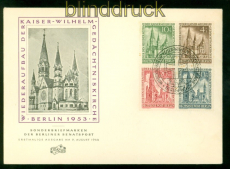 Berlin Mi # 106/09 auf Fidacos-FDC Gedchtniskirche Ersttagsbrief (55989)