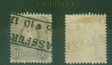 dt. Reich Mi #  36 a C gestempelt schmale Marke geprft Jschke-Lantelme BPP (56252)