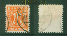 Bi-Zone AM-Post Mi #  21 A gestempelt geprft Wehner BPP (55216)