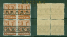 Bi-Zone Mi #  44 I NK b postfrisch im 4er-Block mit Kehraufdruck (56129)
