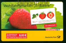Bund Markenheftchen Mi # 81 Ersttagssonderstempel Erdbeere (56279)