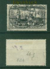 dt. Reich Mi #  80 A a gestempelt geprft Jschke-Lantelme BPP (56264)