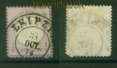 dt. Reich Mi #  16 gestempelt gepr. Jschke-L. (55876)