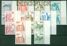 Berlin Mi # 532/40 postfrisch Burgen/Schlsser senkr Paare Rand rechts (55872)