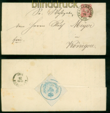 Reich Mi #  33 a EF verschobene Zhnung Fotobefund Jschke-Lantelme BPP (55750)