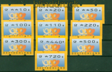 Bund ATM 1999 Mi # 3.3 Versandstellensatz 2 postfrisch komplett mit Nummer(56162)