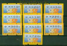 Bund ATM 1999 Mi # 3.3 Versandstellensatz 2 postfrisch komplett mit Nummer(56168)