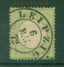 dt. Reich Mi #   2 a gestempelt 1/3 Groschen kleiner Schild (56208)