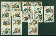 DDR Zusammendrucke Mi # 1236/41 gestempelt WZd 174 - SZd 81 Mrchen (56225)