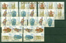 DDR Mi # 2667/70 gestempelt WZd 620 - SZd 242 Meissener Porzellan (56234)
