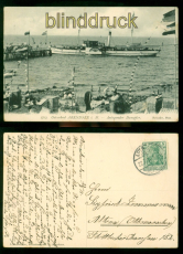 Arendsee Ostseebad sw-AK Anlegender Dampfer 1912 nach Altona (d10026)