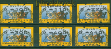 Bund ATM 1999 Mi # 3.2 Versandstellensatz 1 Ersttags-Sonderstempel SSt. (56171)