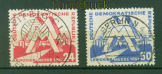 DDR Mi #  282/83 gestempelt Leipziger Frhjahrsmesse 1951 (56051)