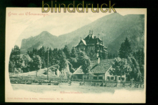 Oberammergau sw-AK Hillernschlsschen ungebraucht (d10076)