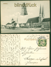 Alttting sw-AK Kapellplatz 1910 nach Lingen (d10030)