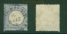 dt. Reich Mi #   5 gestempelt Hufeisen-Stempel Gebweiler (56023)