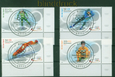Bund Mi # 2237/40 Sonderstempel Eckrand Fr den Sport 2002 (56535)