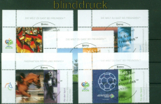 Bund Mi # 2517/21 Sonderstempel Eckrand F�r den Sport 2006 (56539)