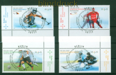 Bund Mi # 2781/82 und 2788/89 Sonderstempel Eckrand F�r den Sport 2010 (56543)