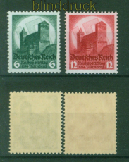 dt. Reich Mi # 546/47 postfrisch Parteitag (56598)