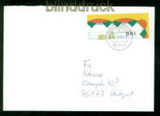 Bund Mi # 1807 EF total verzhnt Bogenrand + Wertziffer Ebermannstadt 1996(56224