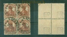 dt. Reich Mi # 103 a gestempelter 4er-Block geprft Infla Berlin (56037)