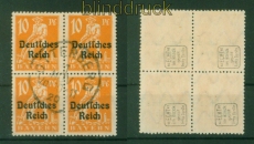 dt. Reich Mi # 120 gestempelter 4er-Block geprft Infla Berlin (56482)