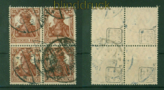 dt. Reich Mi # 103 b gestempelter 4er-Block geprft Infla Berlin (56478)