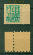SBZ Mi #  39 z a postfrisch gepr. Kramp BPP (56426)