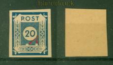 SBZ Mi #  54 a I postfrisch Plattenfehler I 20 Pfg. Ziffernserie (56142)