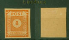 SBZ Mi #  59 a U ungebraucht mit Falz 8 Pfg. Ziffernserie ungezhnt (56153)