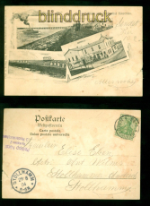 Eckwarden Nordseebad sw-AK drei Ansichten 1904 nach Stollhamm (d10141)