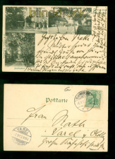 Ruhwarden sw-AK Gruss aus ..... drei Ansichten 1902 nach Varel (d10142)