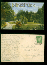 Berne farb-AK Garten des Stedinger Hof 1926 nach Heide in Holstein (d10162)
