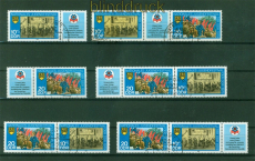 DDR Zusammendrucke Mi # 2426/27 gestempelt WZd 411/16 Jugendfestival (56468)