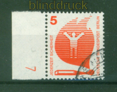 Berlin Mi # 402 A DZ gestempelt mit Druckerzeichen 7 (56816)