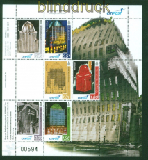 Bund Privatpost kleines Lot postfrischer Ausgaben Hannover und Chemnitz (56795)