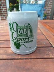 Dortmunder Actien Brauerei DAB alter Bierkrug Keramik 0,5 Liter Sammelkrug(56958
