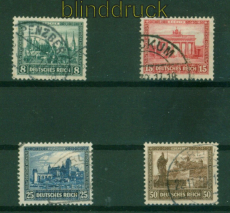dt. Reich Mi # 450/53 Nothilfe 1930 gestempelt (55936)