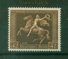dt. Reich Mi # 671 y postfrisch Braune Band 1938 (55947)