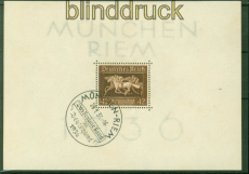 dt. Reich Mi # Block  4 gestempelt Braune Band 1936 (55955)