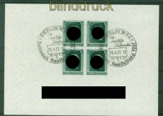 dt. Reich Mi # Block  8 gestempelt 48. Geburtstag Sonderstempel (55958)