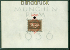 dt. Reich Mi # Block 10 Braune Band postfrisch (55959)