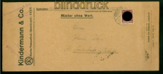 dt. Reich Mi # 789 EF Muster ohne Wert W�rzburg nach Marienhafe (56215)